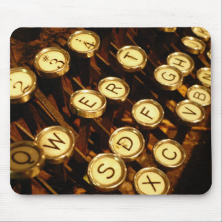 Tapis De Souris Clés sur un type auteur