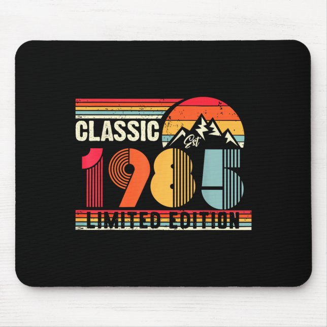 Tapis De Souris Clic 1985 Limited Edition 40 Year Old 40th Birthda (Devant)