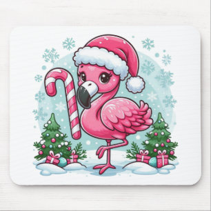 Tapis De Souris Clipart de flamingo de Noël sublimation