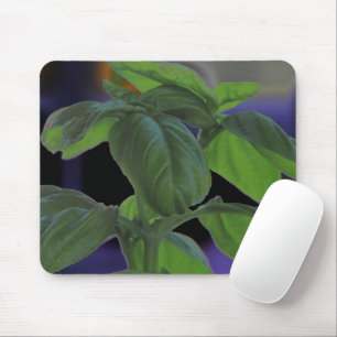 Tapis De Souris Closeup de Basil frais