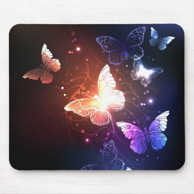 Tapis De Souris Clowing Night Butterflies (Devant)