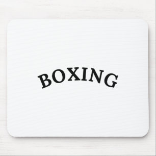 Tapis De Souris Club de Boxe Sport Athlétique Vintage