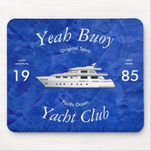 Tapis De Souris Club de Yacht Ouais Bouée