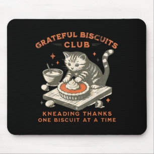 Tapis De Souris Club des Biscuits Reconnaissants Pétrissant Merci