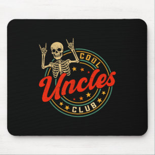 Tapis De Souris Club des oncles cool vintage drôle Nouvel oncle ho