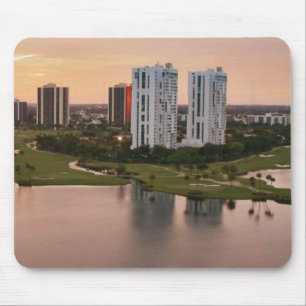 Tapis De Souris Club national au coucher du soleil, Aventura, la