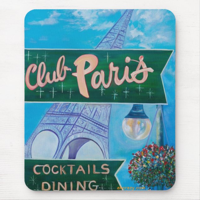 Tapis De Souris Club Paris Mousepad (Devant)