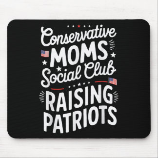 Tapis De Souris Club social des mamans conservatrices élevant des
