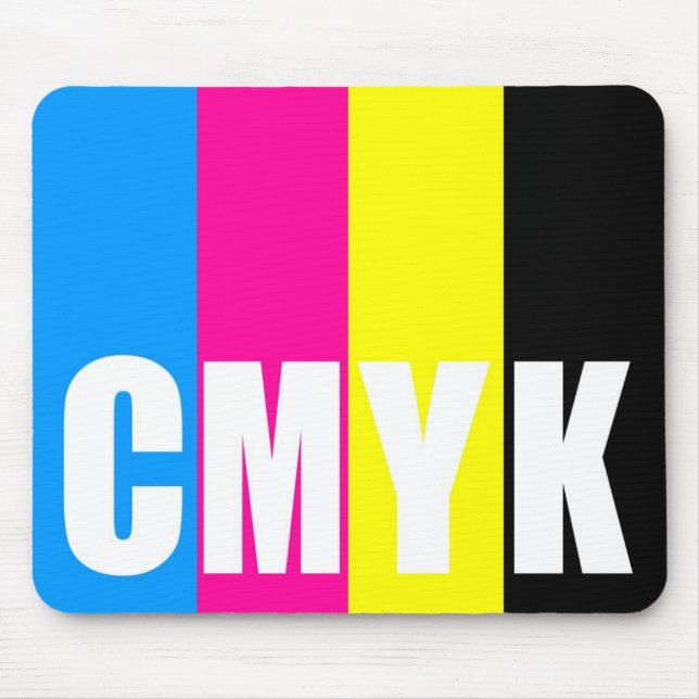 Tapis de souris CMYK (Devant)