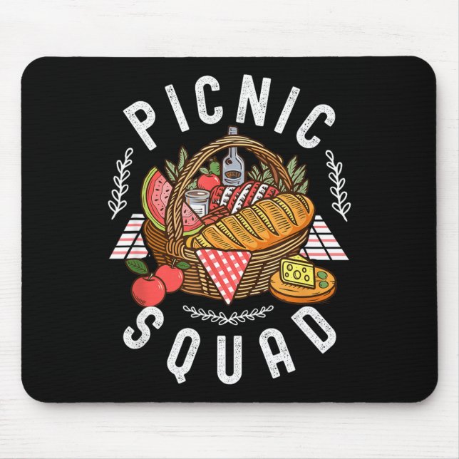 Tapis De Souris Cnic Squad Funny Family Reunion Friends Cnicking Q (Devant)