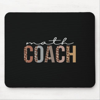 Tapis De Souris Coach Math Leopard Appréciation Amusement Pour Les
