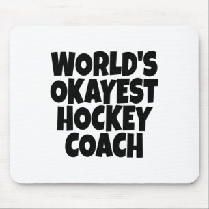 Tapis De Souris Coachi du mentor principal des entraîneurs de hock