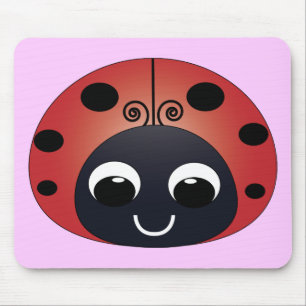 Tapis De Souris Coccinelle douce Mousepad