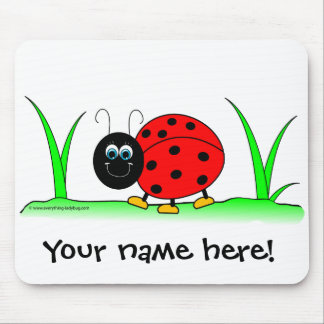 Tapis De Souris Coccinelle personnalisée Mousepad