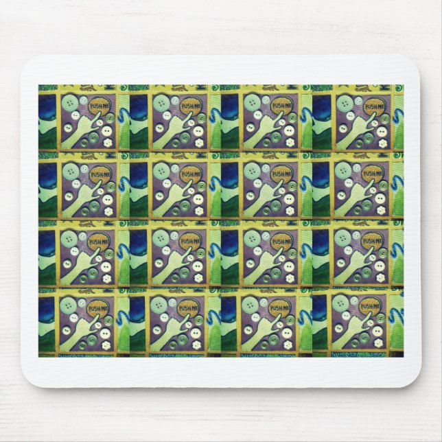 Tapis De Souris Cocher mon bouton (Devant)