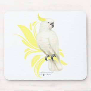 Tapis De Souris Cockatoo à pois de soufre