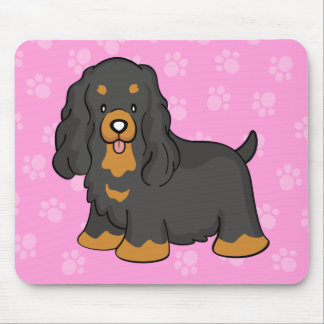 Tapis De Souris Cocker mignon Mousepad de bande dessinée