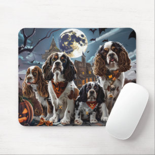 Tapis De Souris Cocker Spaniel Halloween Effrayant