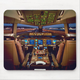 Tapis De Souris Cockpit Jet commercial