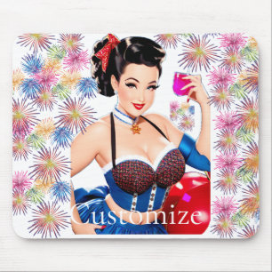 Tapis De Souris Cocktail Party Girl Thunder_Cove