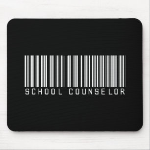 Tapis De Souris Code barres de conseiller d'école