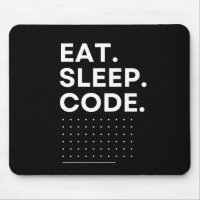code de sommeil noir et blanc minimaliste
