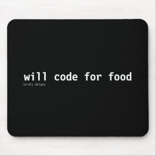 Tapis De Souris code pour le mousepad de nourriture