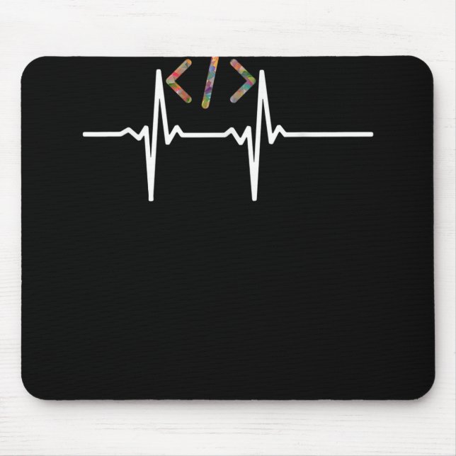 Tapis De Souris Coders Funny | Codage du programmeur de logiciel i (Devant)