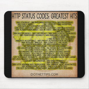 Tapis De Souris Codes d'état Http : Plus grands succès