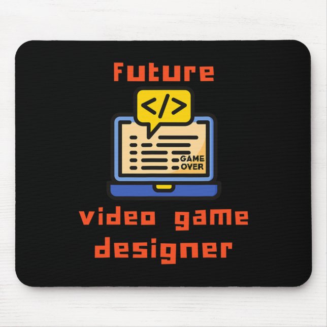 Tapis De Souris Codeur programmeur du concepteur de jeux vidéo (Devant)