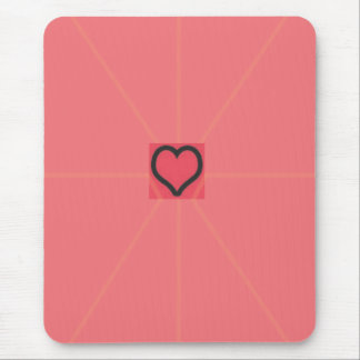 Tapis de souris cœur