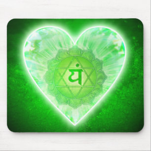 Tapis De Souris Coeur Chakra Mousepad