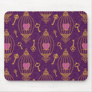 Tapis De Souris Coeur-clé-motif