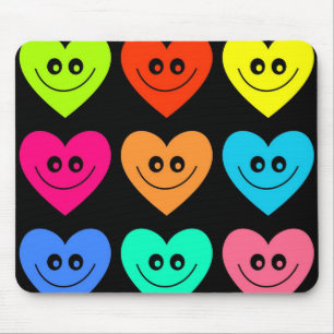 Tapis De Souris Coeur coloré