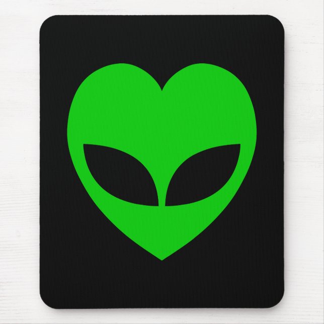 Tapis De Souris Coeur d'amour Alien (Devant)