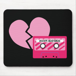 Tapis De Souris Coeur de bande Mix