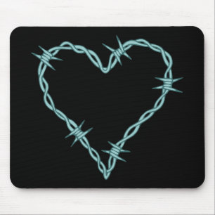 Tapis De Souris Coeur de barbelé