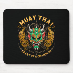 Tapis De Souris Cœur de champion - Kickboxing et Muay Thai Oni