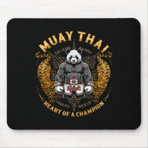 Tapis De Souris Cœur de champion - Kickboxing et Muay Thai Pan