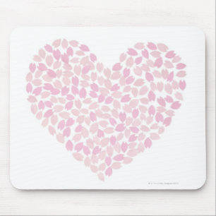 Tapis De Souris Coeur de fleurs de cerisier