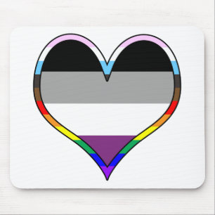Tapis De Souris Coeur de la Fierté d'As