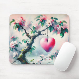 Tapis De Souris Coeur de l'arbre de crabe