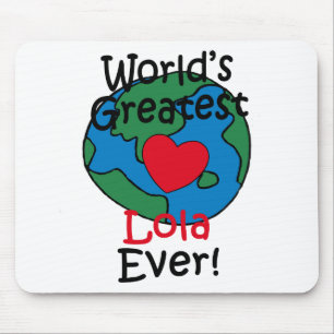 Tapis De Souris Cœur de Lola le plus Grand du Monde