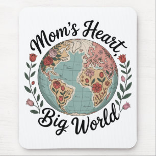 Tapis De Souris Cœur de Maman, Grand Monde