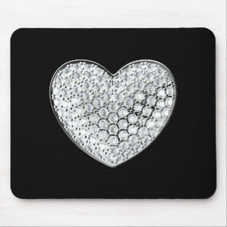 Tapis De Souris Coeur diamant