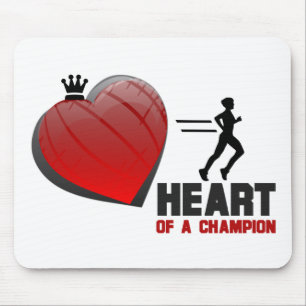 Tapis De Souris Coeur d'un fonctionnement de champion