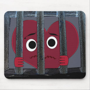 Tapis De Souris Coeur emprisonné Mousepad