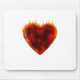Tapis De Souris Coeur flamboyant