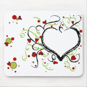 Tapis De Souris Coeur grunge