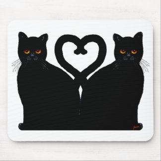 Tapis De Souris Coeur lumineux de yeux